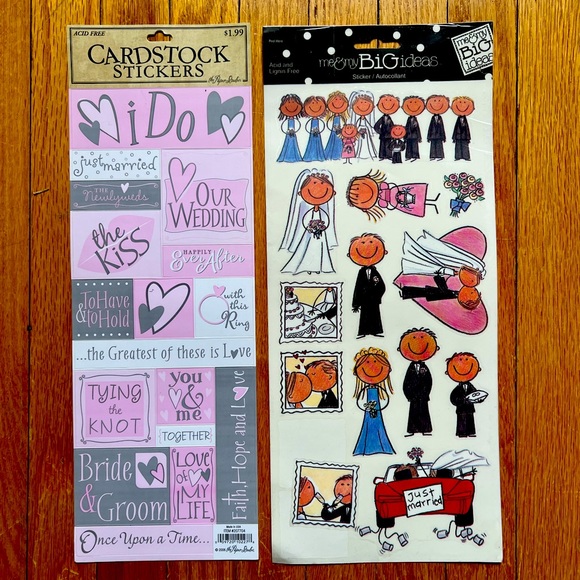 Multiple Packages - Wedding Scrapbooking Kits & Stickers (See Photo) - Picture 6 of 7